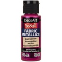 Pink Tourmaline 2oz DecoArt SoSoft Fabric Metallics Paint