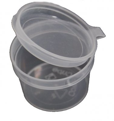 Empty Fillable  Flip top Pot Large 30ml