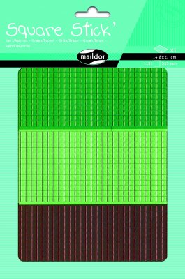 Square Stick Green/Brown 5mm