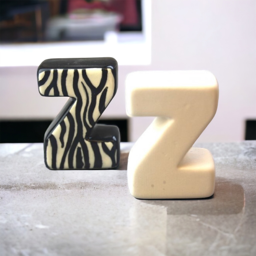 3D Letter Z 4.5cm (pack of 6)