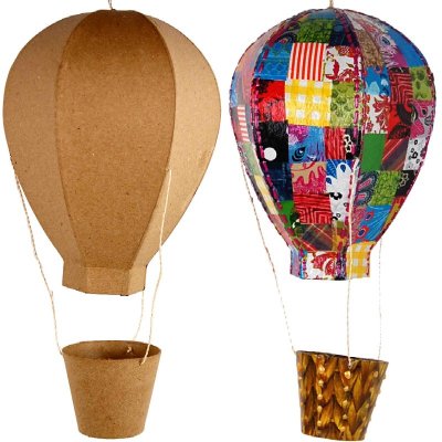 Papermache Hot Air Balloon PACK OF 4