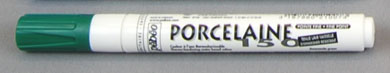 Fine Porcelain Pen Green 0.7mm nib