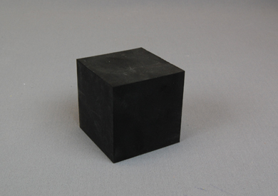 Black Rubber Block 5 x 5 x 5cm