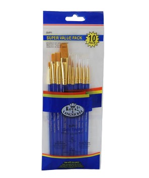 Gold Taklon Brush Set