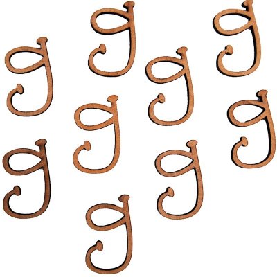 MDF Letter G (28mm) pk 10