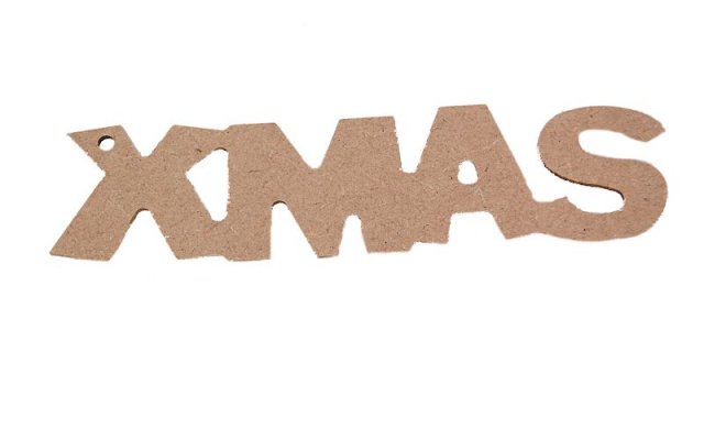 MDF 3 mm Xmas 150x38 mm