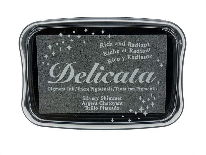 Delicata Ink Pad Silvery Shimmer