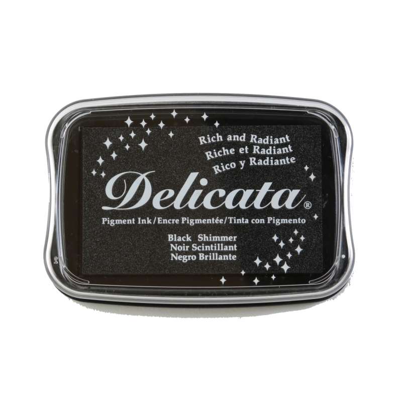 Delicata Ink Pad Black Shimmer