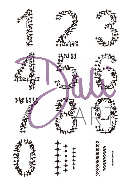 DA Mehndi Numbers within Numbers