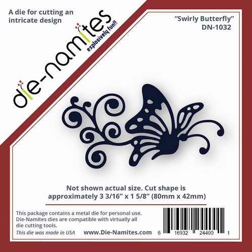 Die-Namites - Swirly Butterfly