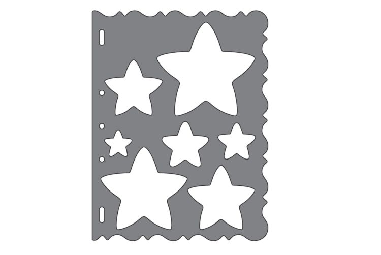 ShapeCutter Template - Stars