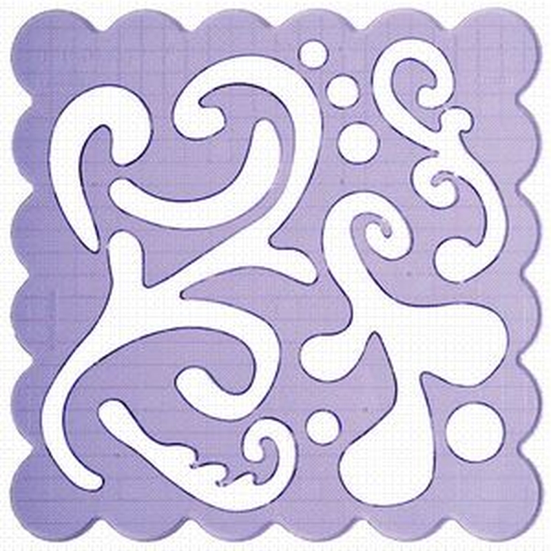 ShapeCutter Template 30x30cm - Doodles