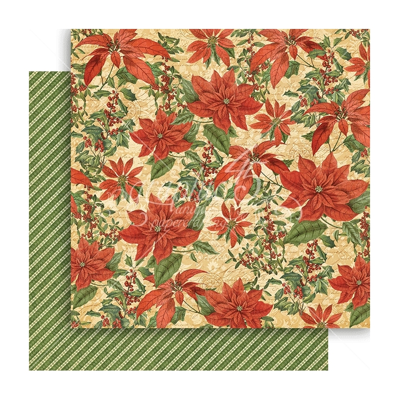 Pretty PoinsettiaSold in Packs of 10 Sheets