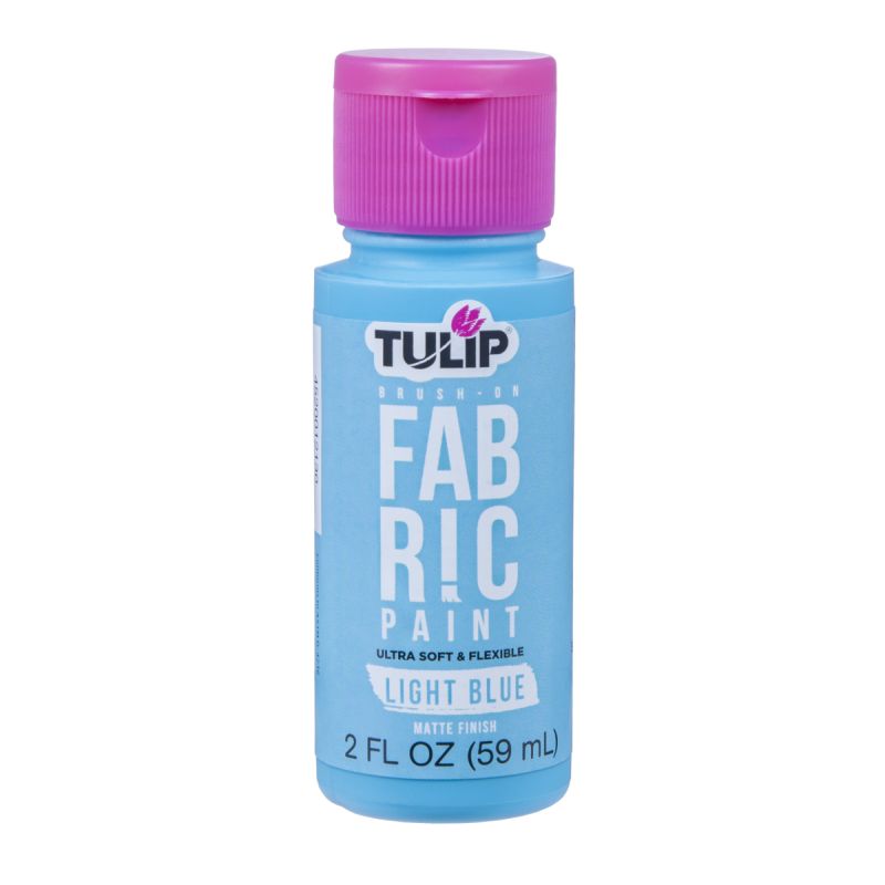 Tulip Matte Light Blue Brush-On Fabric Paint 2oz