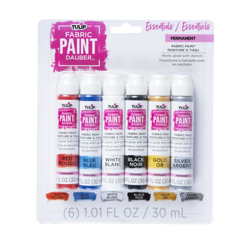 Tulip Soft Fabric Paint Dauber 1oz 6pk