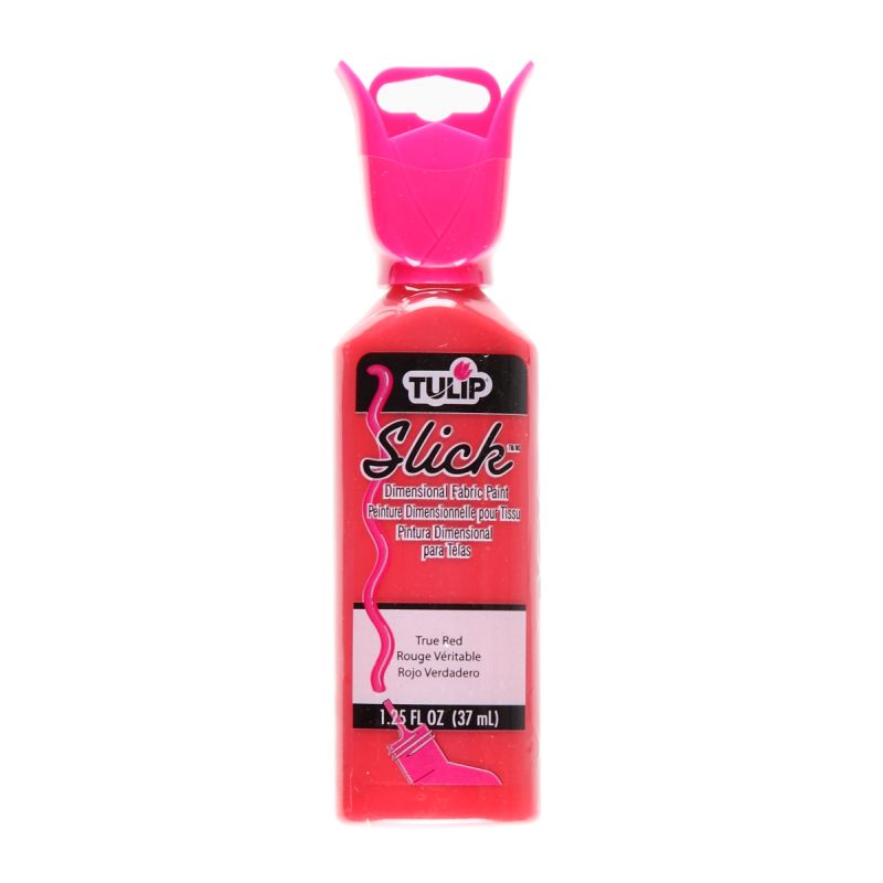 Tulip Slick True Red Dimensional Fabric Paint - 1.25oz