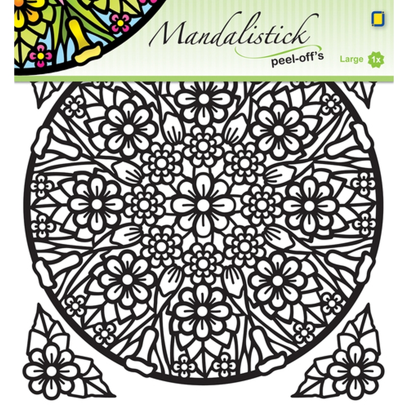 Mandalistick Flowers 6 Peel Off Sticker