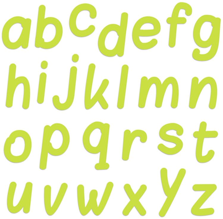 Die Alpha Lowercase Script