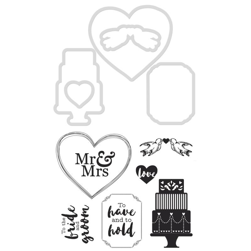 Decorative Die & Stamp Wedding