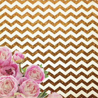 Specialty Pap-Chevron Glitter Sold in Singles