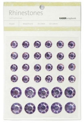 Mx Round Rhinestones - Lilac