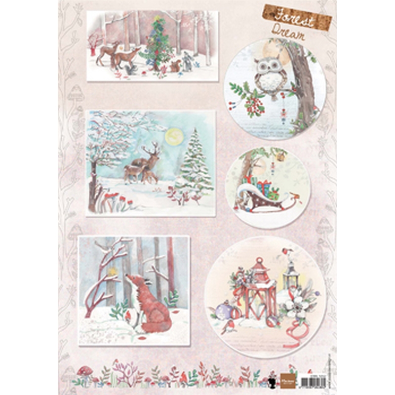 Els Forest Dream 1Sold in Packs of 10 Sheets