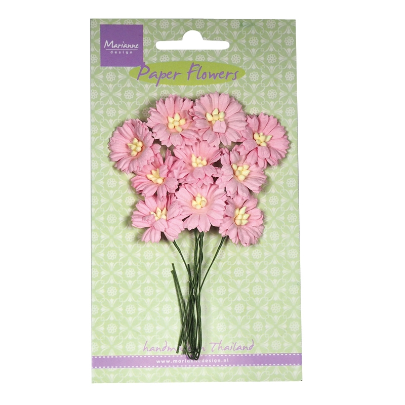 Daisies - Light Pink Flower Embellishments