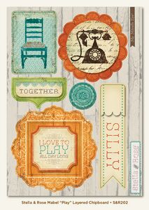 Play Layered Chipboard Sold in singles