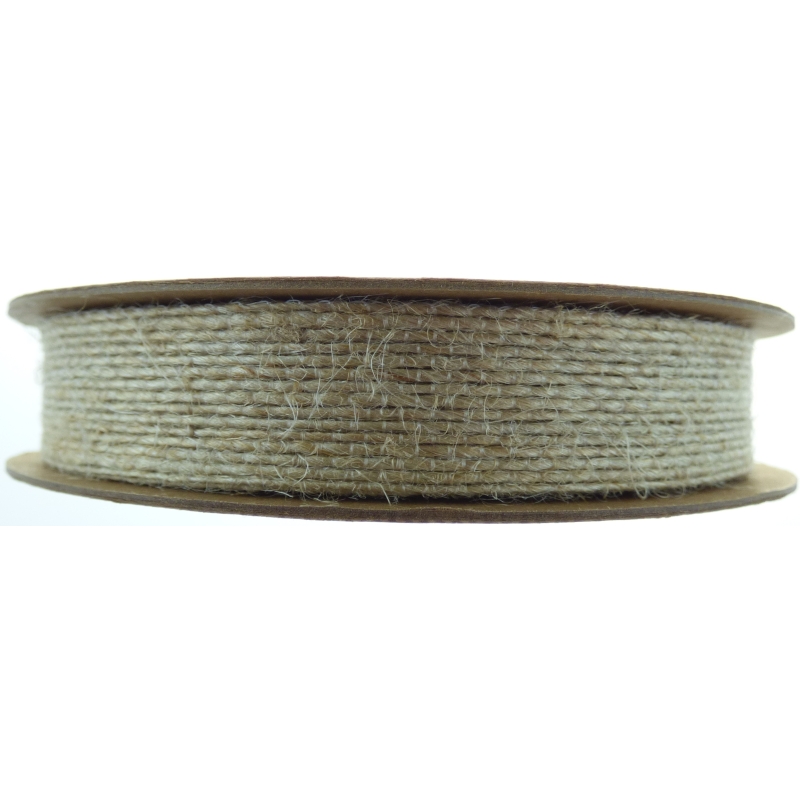 Open Weave Jute Ribbon Natural No.02 - 15mm x 9.1m