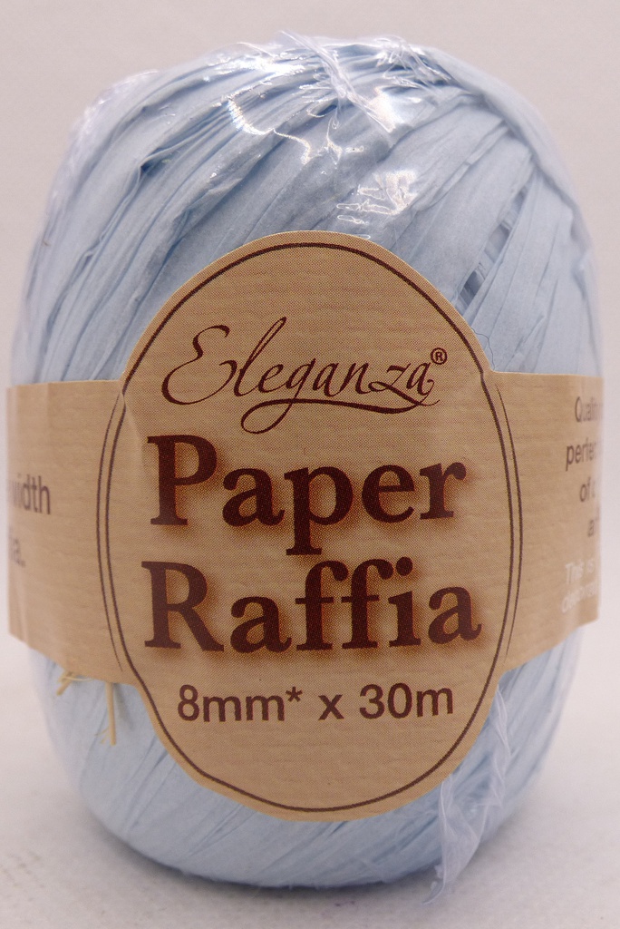 Paper Raffia No.25 Light Blue - 8mm x 30m