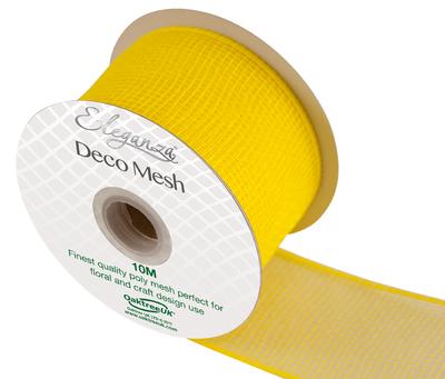 Deco Mesh Yellow No.11 - 63mmx10m 