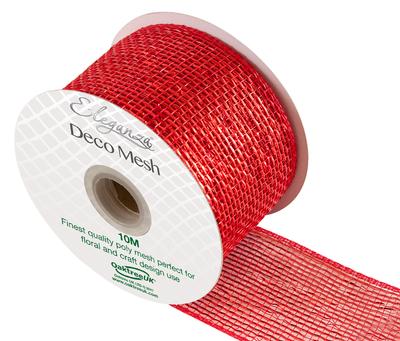 DecoMesh Metallic Red No.16 - 63mmx10m