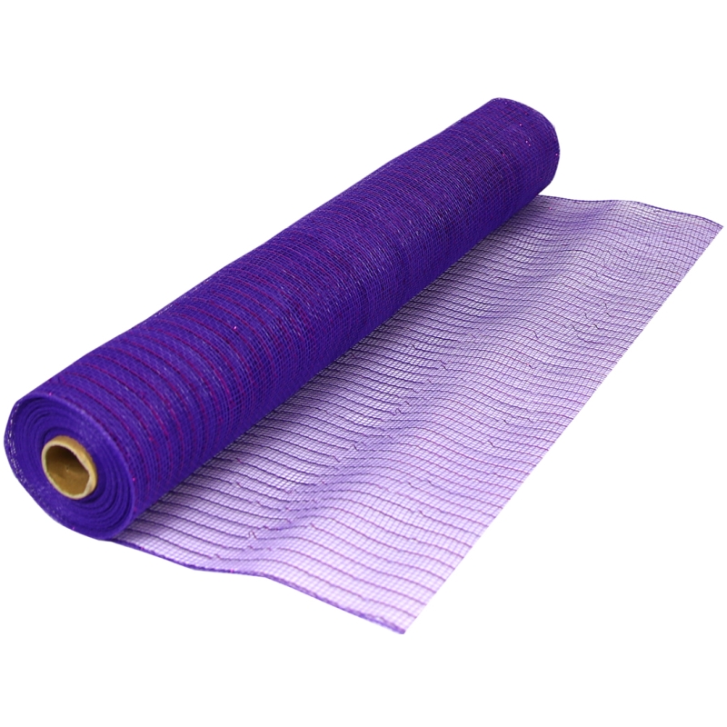 Deco Mesh Metallic Purple - 53cm x 9.1m