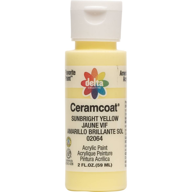 Sun bright Yellow Delta Ceramcoat 2oz