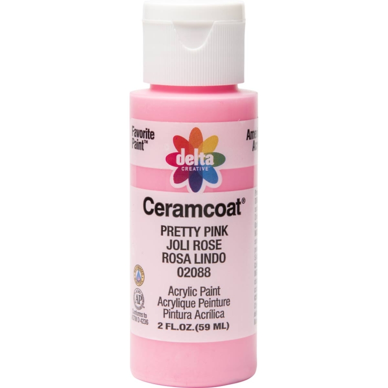 Pretty Pink Delta Ceramcoat 2oz