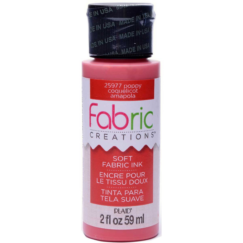 Poppy Fabric Creations Soft Fabric Ink 2oz