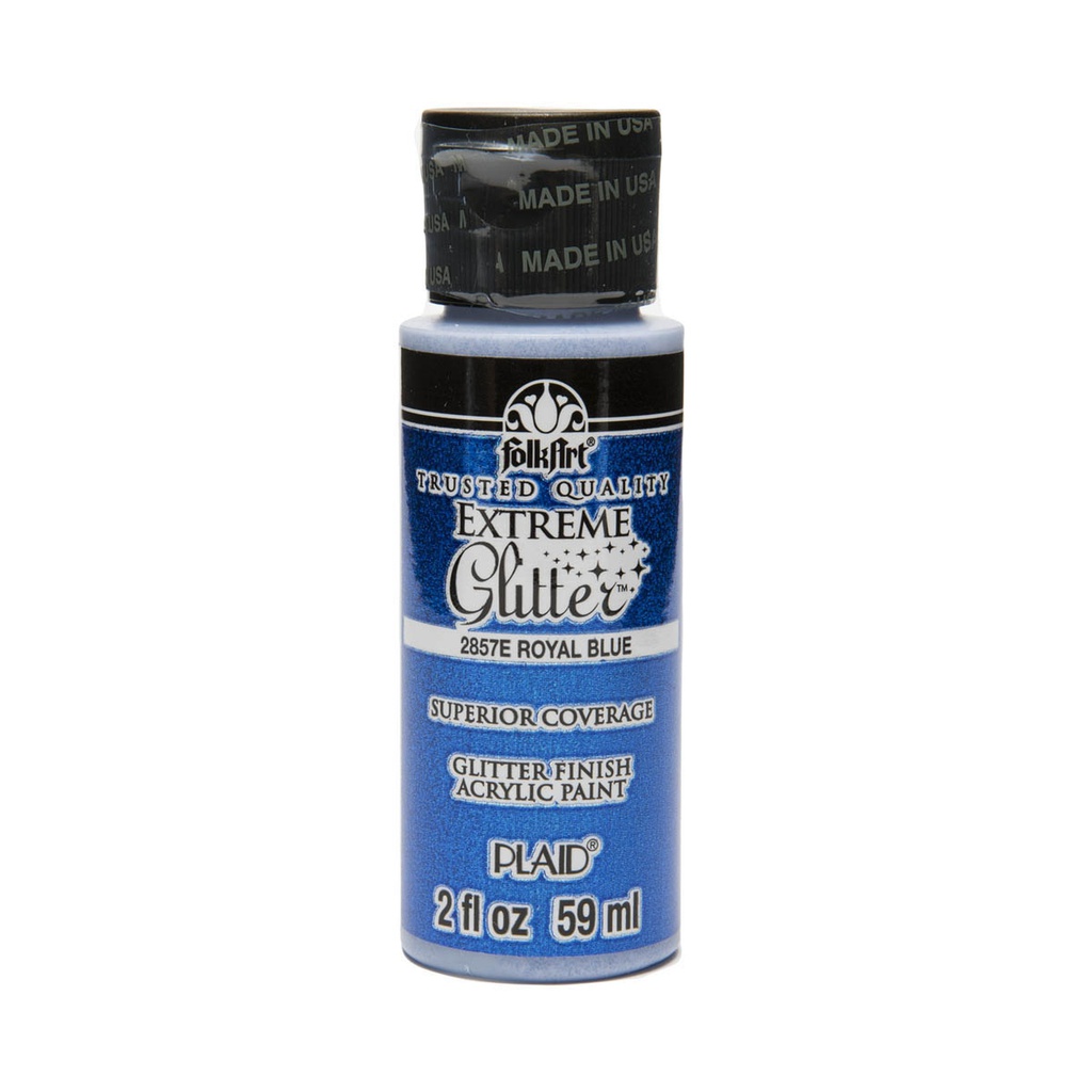 Royal Blue Folkart Extreme Glitter 2oz