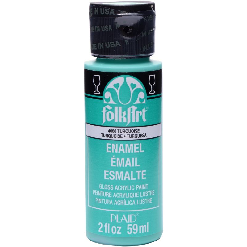 Turquoise FolkArt Enamels 2oz