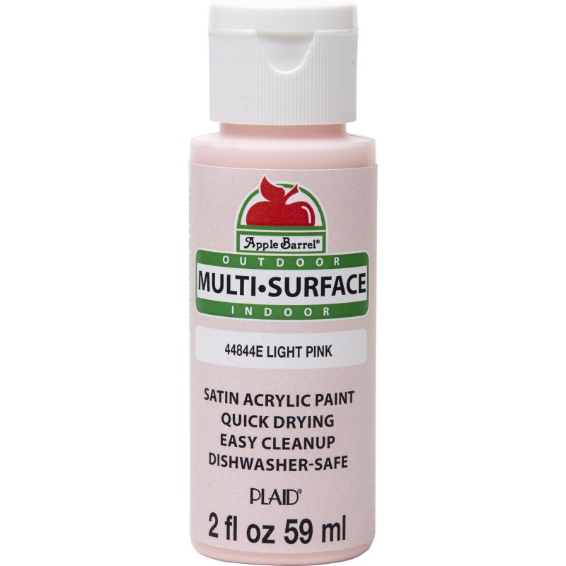 Light Pink Multi-Surface Apple Barrel 2oz