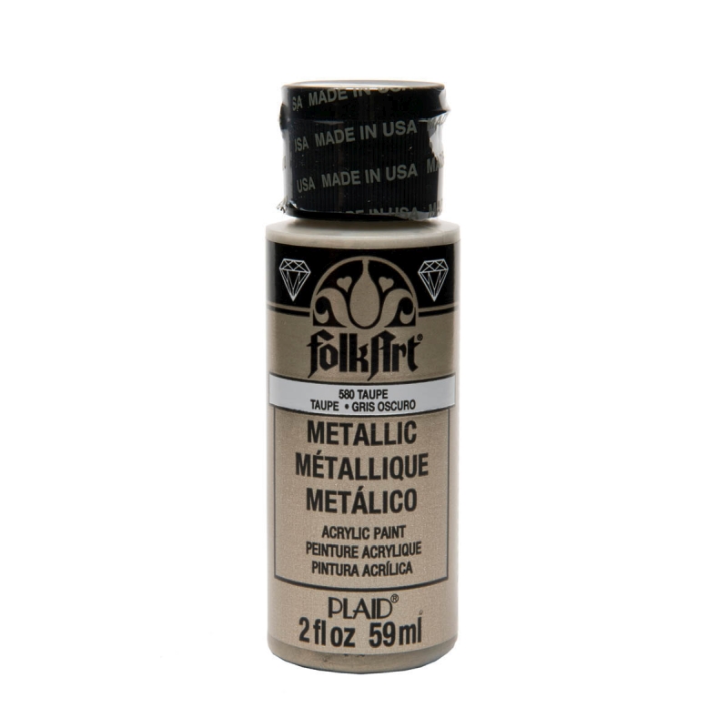 Taupe Metallic FolkArt 2oz