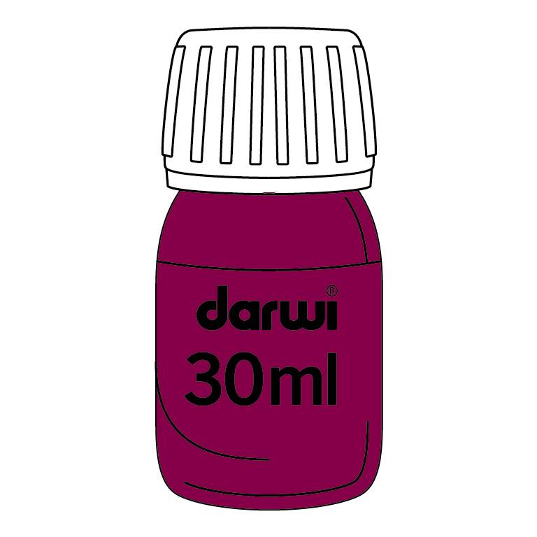 Acrylic Mat 30 ml Wine Red