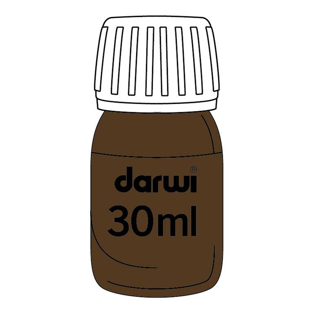 Acrylic Mat 30 ml Dark Brown