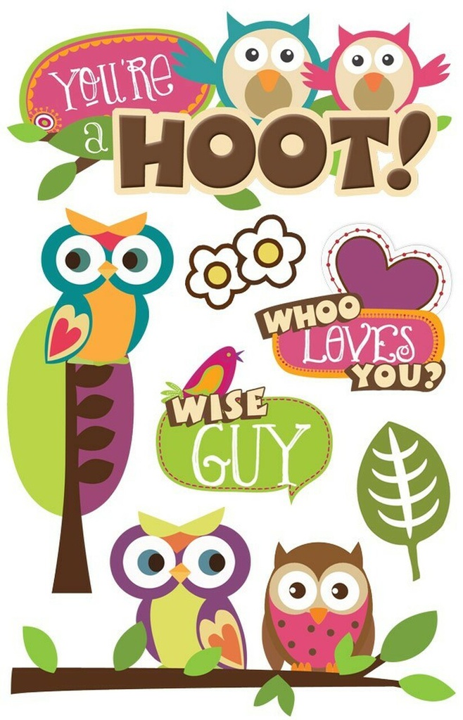 You're a Hoot - Sticker - 3d