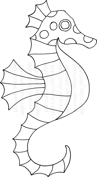 LM Zendoodle Seahorse