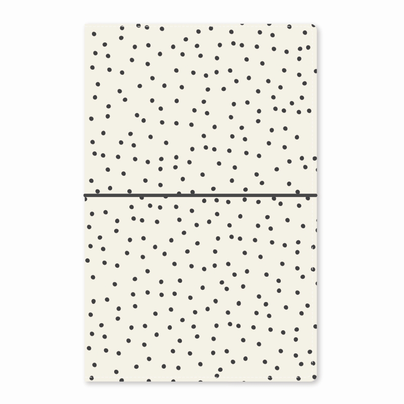 Cream Dot Traveller's Notebook