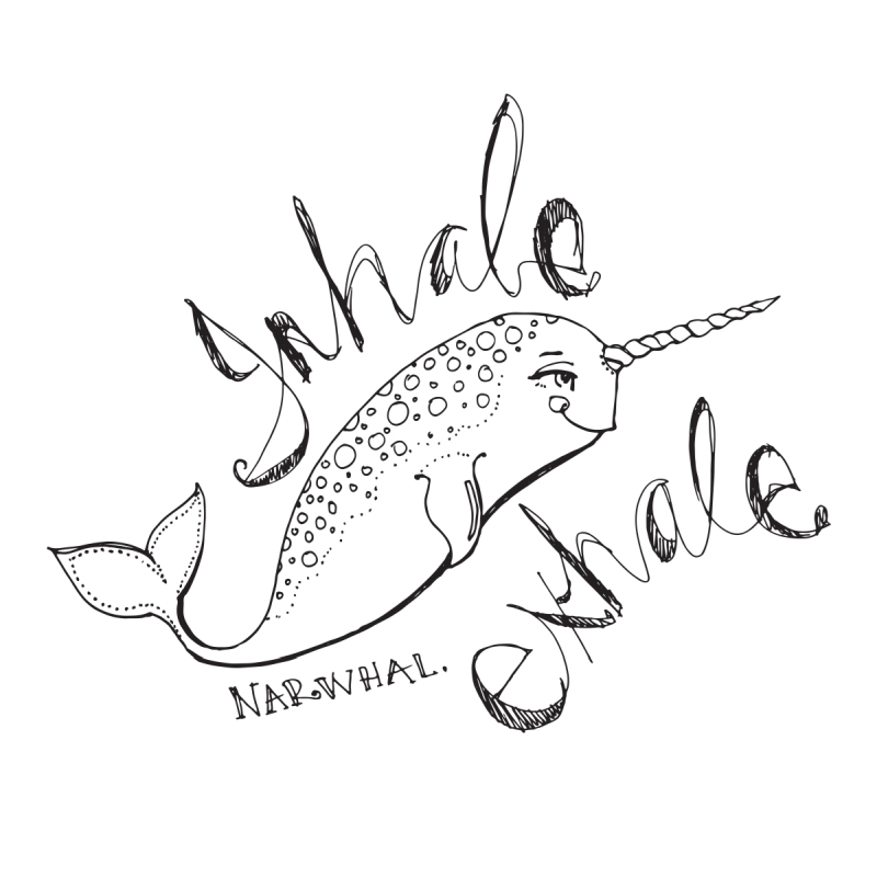 Relaxed Narwhal Clear Stamps