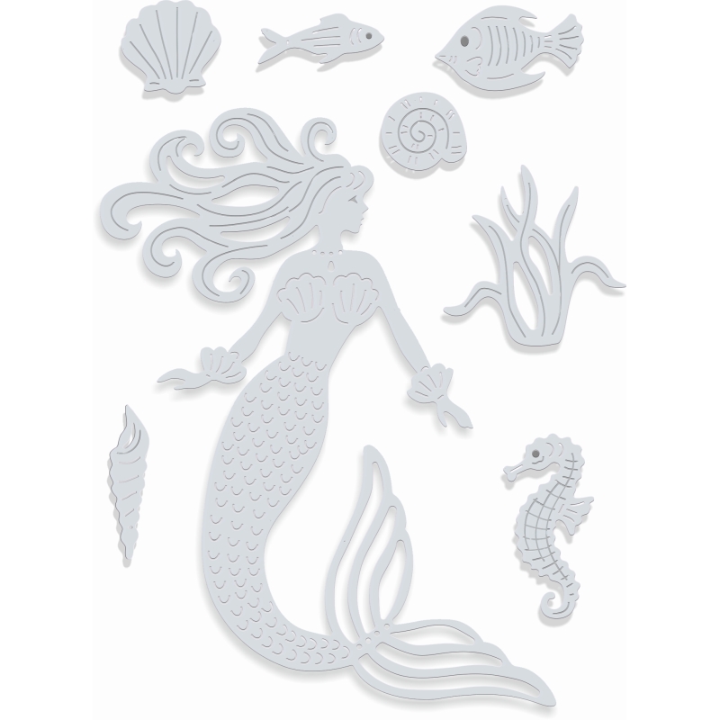 SD Mermaid Sweet Dixie Cutting Die