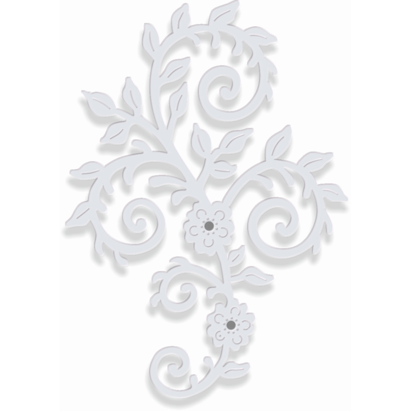 SD Floral Leaf Flourish Sweet Dixie Cutting Die