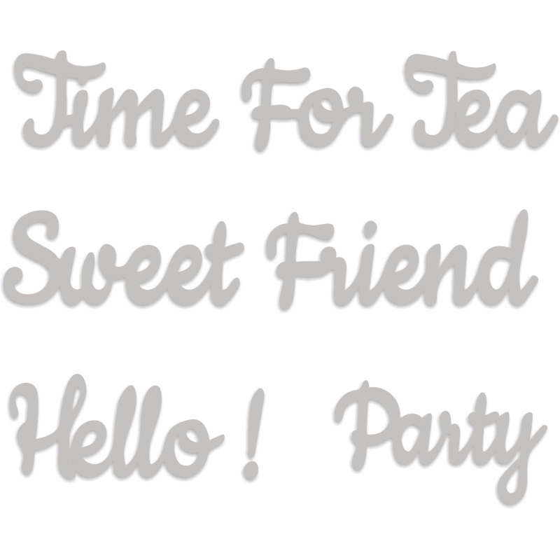 SD Time for Tea Sweet Dixie Cutting Die