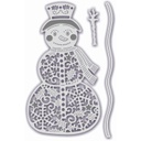 Filigree Snowman Sweet Dixie Cutting Die